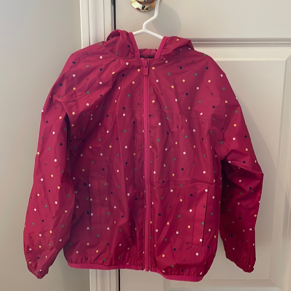 Lands End girls raincoat size M (5/6)
